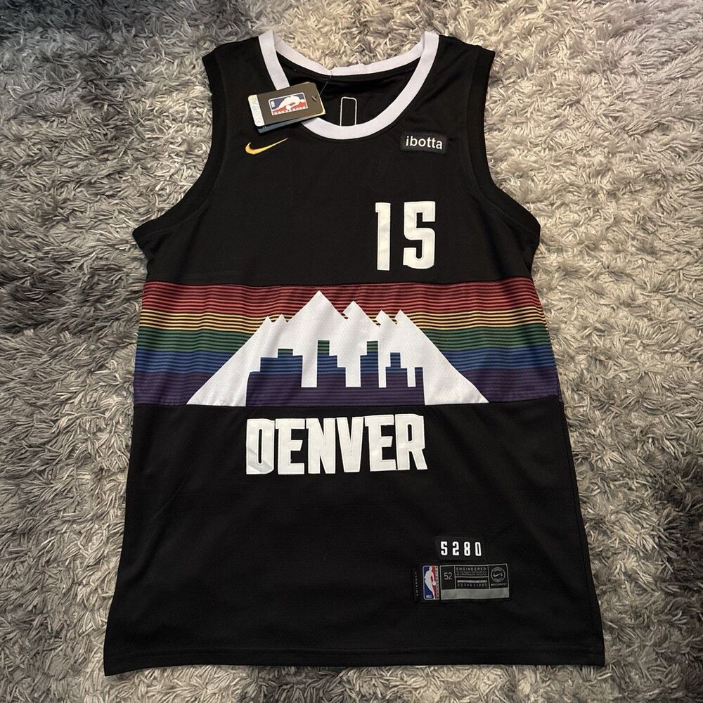 NWT Nike 2025-26 City Edition Denver Nuggets Nikola Jokić #15 Swingman Jersey 52 - Picture 2 of 6